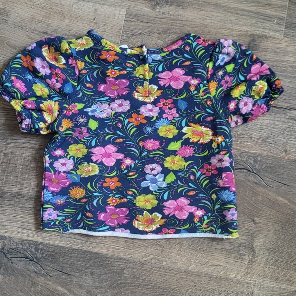Peek Bright Colorful Floral Cotton Modal Blend Spring Shirt 18-24 mths NEW - Picture 5 of 5